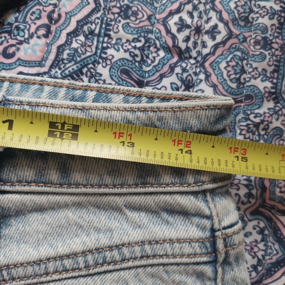 Cello Denim Side Slit Frayed Hem Maxi Skirt Size Small NWT - Picture 7 of 9